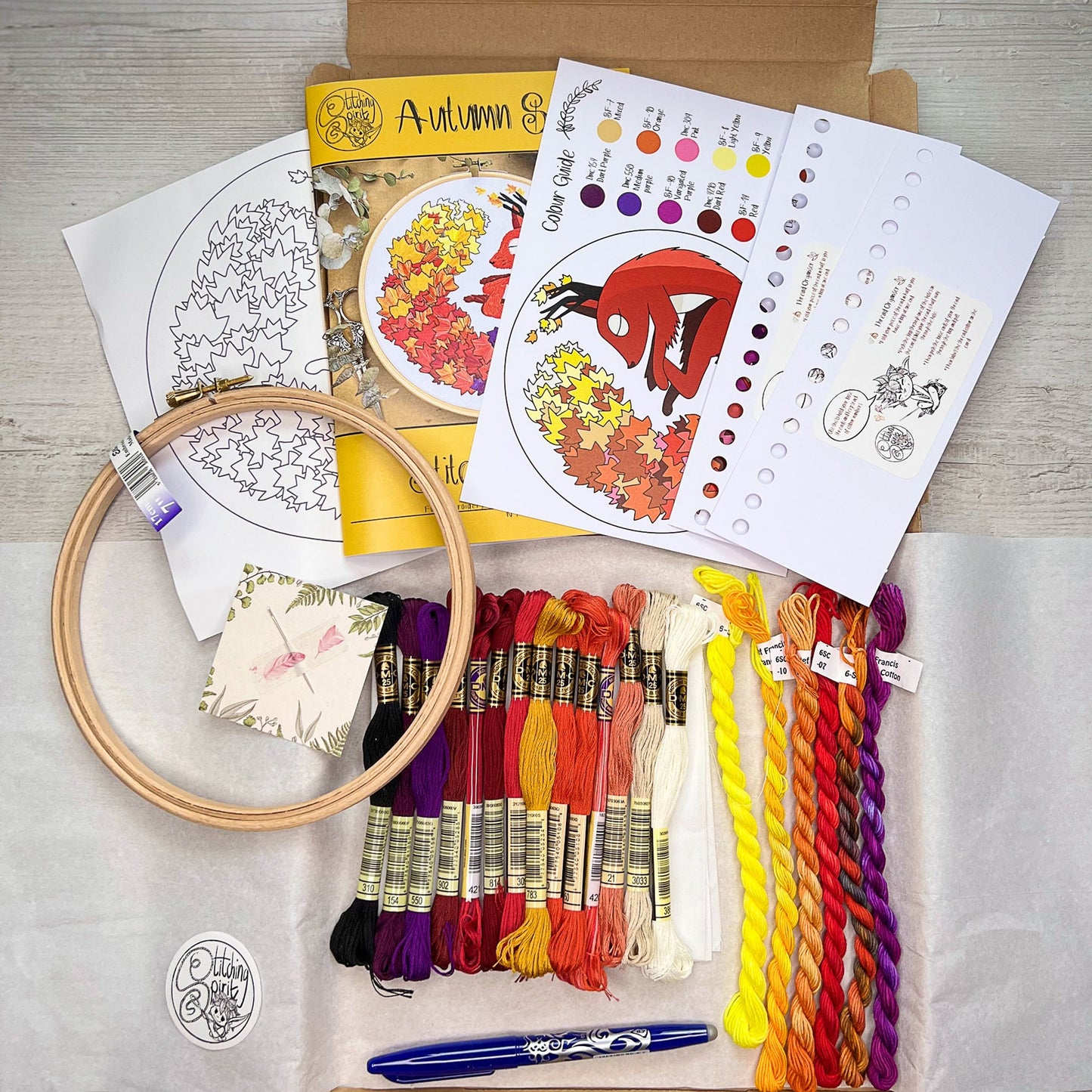 Autumn Spirit hand embroidery Kit