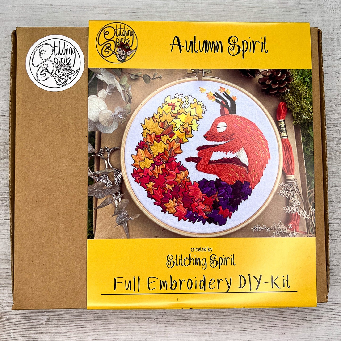 Autumn Spirit hand embroidery Kit