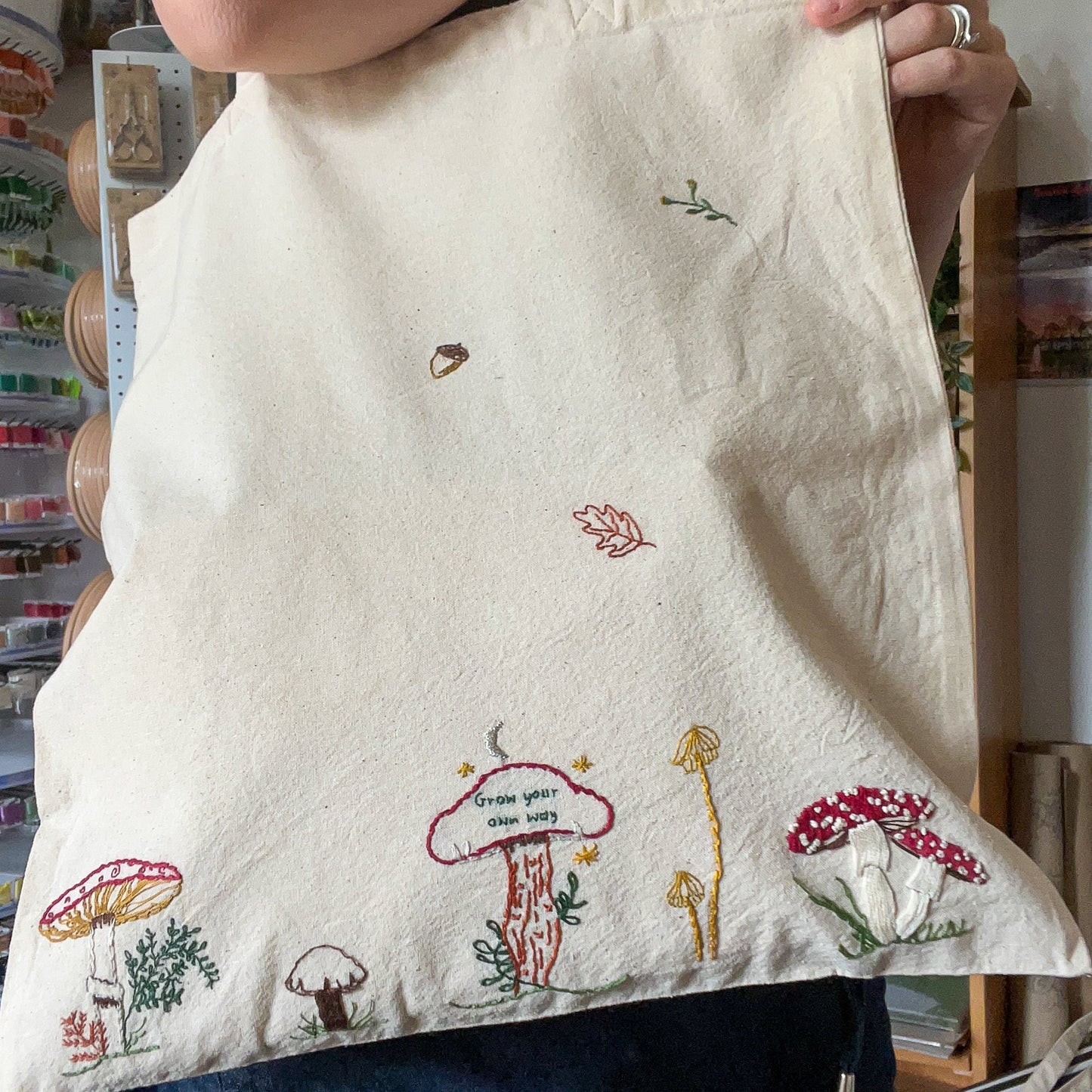 Embroider your own Tote bag  kit