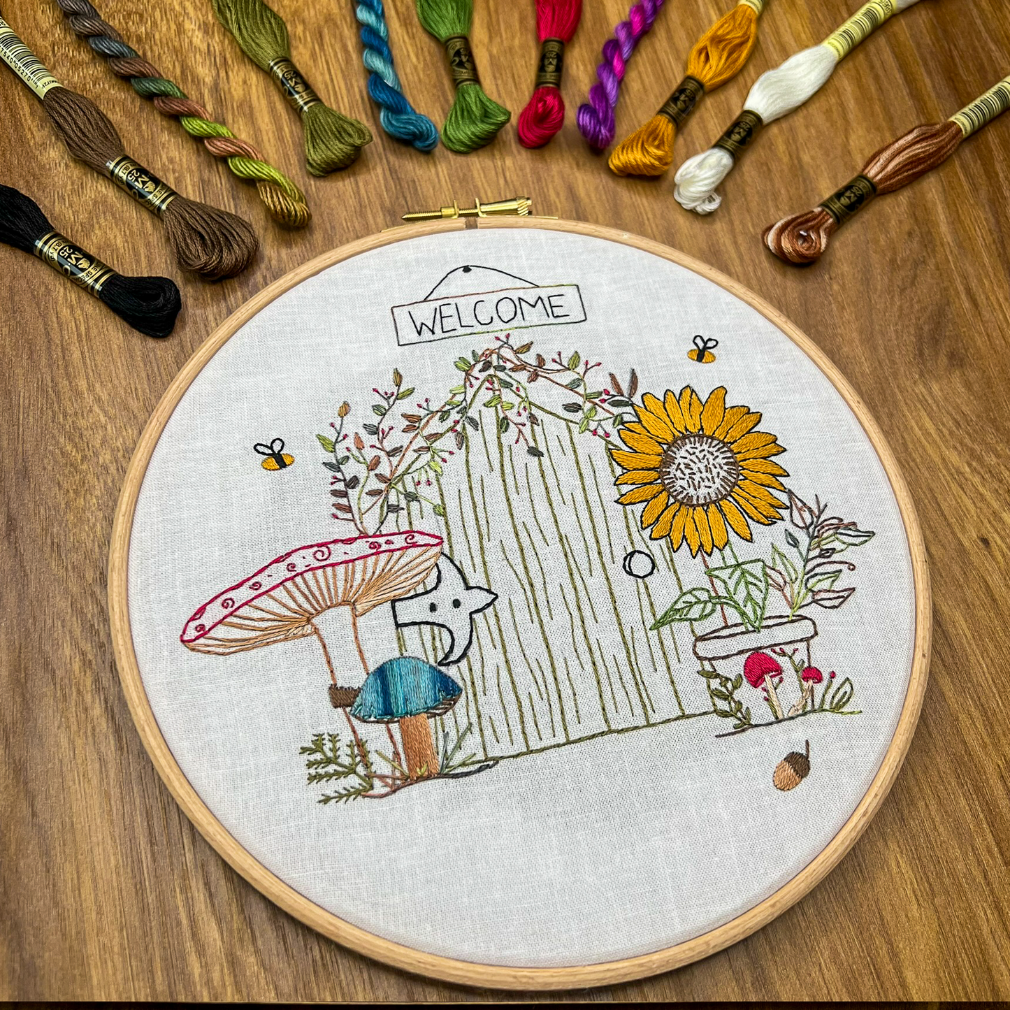 The Threaded passage Embroidery Kit