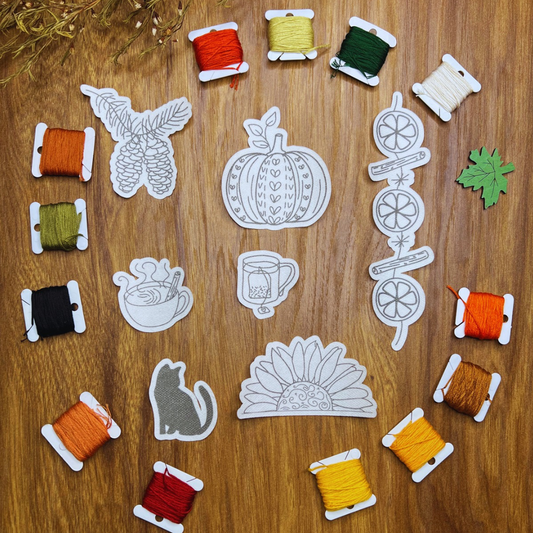 Autumn sensations Stick and Stitch pack