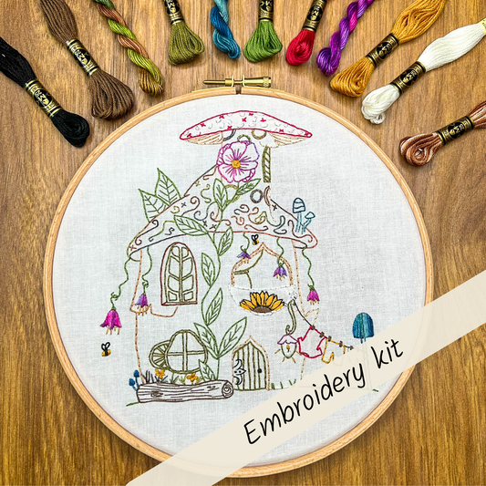 The Stitching Forest Cottage Embroidery Kit