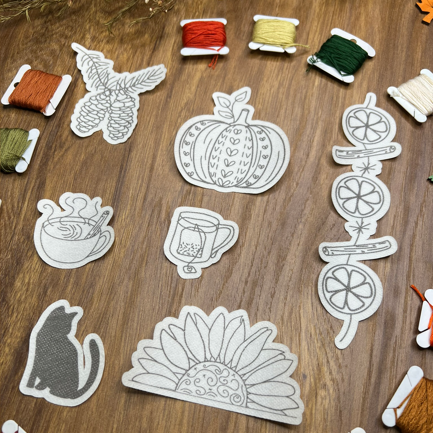 Autumn sensations Stick and Stitch pack
