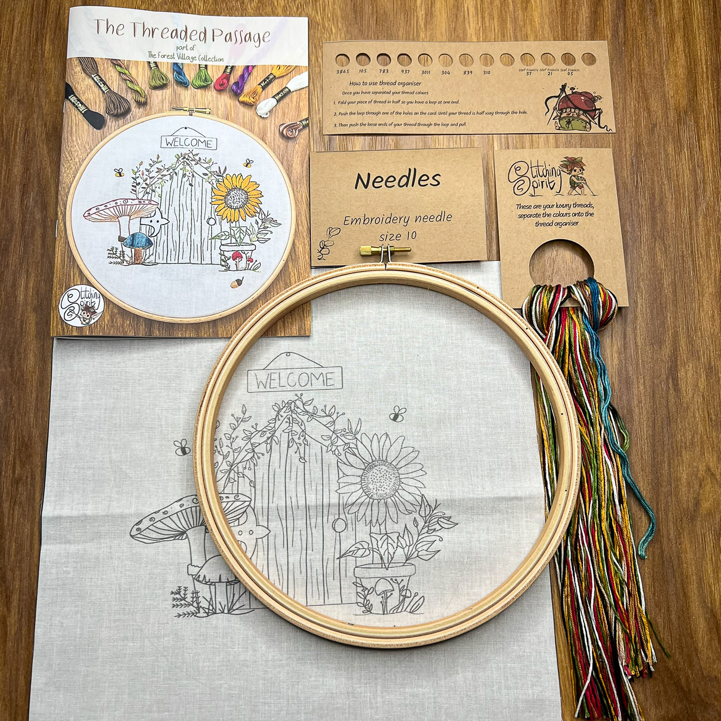 The Threaded passage Embroidery Kit