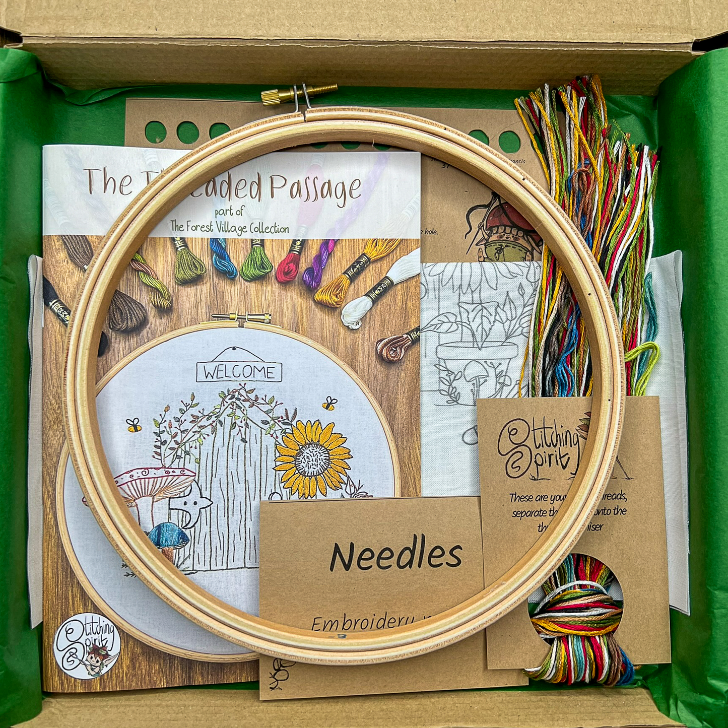 The Threaded passage Embroidery Kit