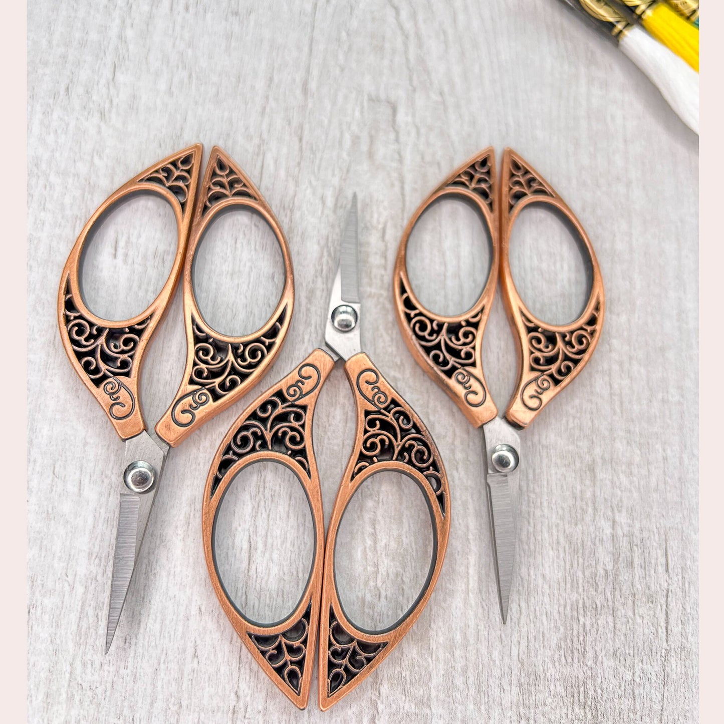 Copper Swirl Embroidery scissors